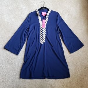 NWT Lilly Pulitzer Gracelynn Dress, True Navy, 4